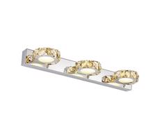 146002 - LED Křišťálové nástěnné svítidlo CHAMPAGNE 3xLED/3W/230V