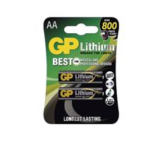 2 ks Lithiová baterie AA GP LITHIUM 1,5V