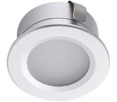 23520 - LED Venkovní podh. svítidlo IMBER LED/1W/12V 4000K IP65 stříbrná