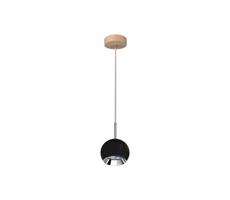 5143174 - LED Lustr na lanku BALL WOOD 1xGU10/5W/230V matný dub