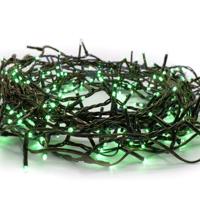 ACA Lighting 300 LED řetěz po 5cm zelená 220-240V plus prodloužitelný max 2 sady IP44 15 plus 3m zelený kabel X08300511