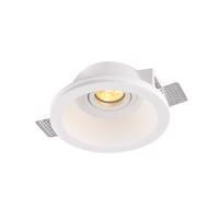 ACA Lighting bodové svítidlo kruhové nastavitelné sádrové bezrámečkové AARI GU10 G16860C