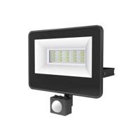 ACA Lighting černá SENSOR LED SMD reflektor IP66 20W 6000K 2200Lm 230V AC Ra80 V2060S