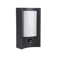 ACA Lighting LED SMD venkovní nástěnné svítidlo se senzorem 7W 350LM 170d 230V AC 3.000K tmavá šedá CRI80 IP54 30.000hod LG0514GPIR