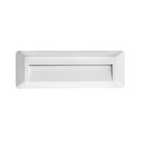 ACA Lighting LED venkovní nástěnné svítidlo hranaté bílá 230V AC IP65 2W 3000K 100LM RA80 SLIM32NW