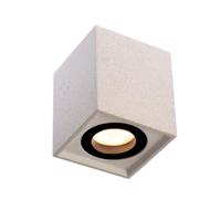 ACA Lighting nástěnné svítidlo 1XGU10 bílý beton 8,5X8,5XH10CM MONTE MK131S10W