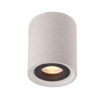 ACA Lighting nástěnné svítidlo 1XGU10 bílý beton D8,5XH10CM MONTE MK141S10W