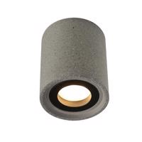 ACA Lighting nástěnné svítidlo 1XGU10 černý beton D8,5XH10CM MONTE MK141S10B