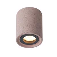 ACA Lighting nástěnné svítidlo 1XGU10 červený beton D8,5XH10CM MONTE MK141S10R