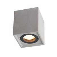 ACA Lighting nástěnné svítidlo 1XGU10 šedý beton 8,5X8,5XH10CM MONTE MK131S10G