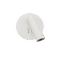 ACA Lighting nástěnné svítidlo LED 3 plus 4W 3000K 280LM bílá kov D13,5X7CM ZEUS SF1801LEDW