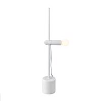 ACA Lighting stolní lampa 1XE14 bílý mramor plus kov D9XH58CM HERA OD581T58W