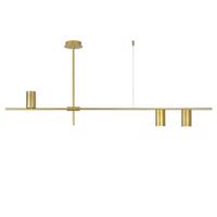 ACA Lighting stropní svítidlo 3XGU10 zlatá kov 130X12XH53CM ARISTO OD843C130G