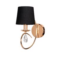 ACA Lighting Textile nástěnné svítidlo TNK81490CG1W