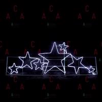 ACA Lighting Vánoční LED venkovní hvězdy studená bílá X082642215 Studená bílá