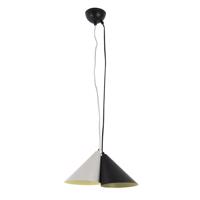 ACA Lighting závěsné svítidlo 2XE14 černá plus šedý kov D32XH120CM DIOSCURI EF23P233BG