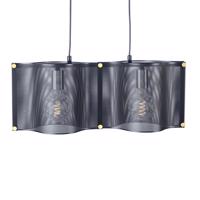 ACA Lighting závěsné svítidlo 2XE27 černý kov 57X20XH120CM MORDOR HM842P57BK