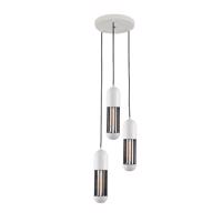 ACA Lighting závěsné svítidlo 3XE27 bílý kov D27XH120CM LAB HM173P27WH