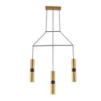 ACA Lighting závěsné svítidlo 3XGU10 mosaz kov 66X8XH150CM DA VINCI HM853P66BR