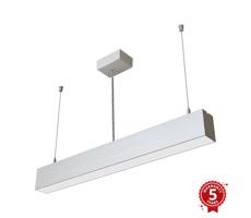 APLED APLED - LED Lustr na lanku LOOK LED/23W/230V 4000K 60 cm stříbrná