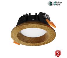 APLED APLED - LED Podhledové RONDO WOODLINE LED/3W/230V 4000K pr. 9 cm dub masiv