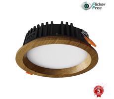 APLED APLED - LED Podhledové RONDO WOODLINE LED/6W/230V 3000K pr. 15 cm dub masiv