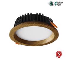 APLED APLED - LED Podhledové RONDO WOODLINE LED/6W/230V 4000K pr. 15 cm dub masiv