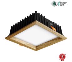 APLED APLED - LED Podhledové SQUARE WOODLINE LED/12W/230V 4000K 17x17 cm dub masiv