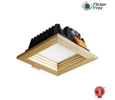 APLED APLED - LED Podhledové SQUARE WOODLINE LED/3W/230V 3000K 9x9 cm borovice masiv