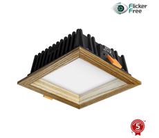 APLED APLED - LED Podhledové SQUARE WOODLINE LED/6W/230V 3000K 12x12 cm jasan masiv