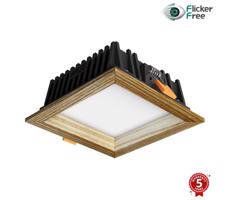 APLED APLED - LED Podhledové SQUARE WOODLINE LED/6W/230V 4000K 12x12 cm jasan masiv