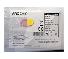 Arcchio Arcchio - LED RGBW Stmívatelné stropní svítidlo BRENDA LED/30W/230V + DO