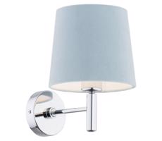 Argon Argon 3910 - Nástěnná lampa BOLZANO 1xE27/15W/230V modrá/lesklý chrom