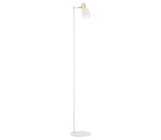 Argon Argon 4258 - Stojací lampa DORIA 1xE27/15W/230V bílá/mosaz