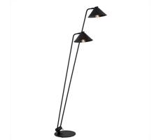 Argon Argon 7075 - Stojací lampa GABIAN 2xE27/15W/230V černá