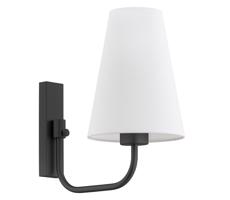 Argon Argon 8376 - Nástěnná lampa SAFIANO 1xE27/15W/230V černá