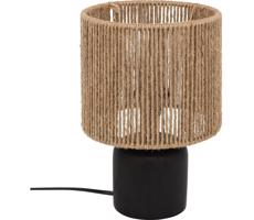 Atmosphera Atmosphera - Stolní lampa KOBY 1xE14/40W/230V konopí/černá