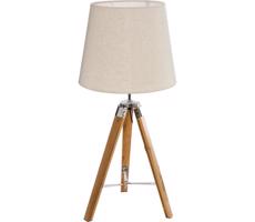 Atmosphera Atmosphera - Stolní lampa RUNO 1xE27/25W/230V bambus/krémová