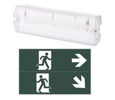 B.V.  - LED Nouzové svítidlo EMERGENCY LED/4W/230V IP65 6500K 600mAh