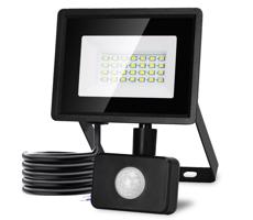 B.V.  - LED Reflektor se senzorem LED/20W/230V 6500K IP65