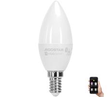 B.V. LED RGBW Žárovka C37 E14/4,9W/230V 2700-6500K -