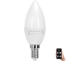 B.V. LED RGBW Žárovka C37 E14/6,5W/230V 2700-6500K -