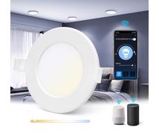 B.V.  - LED Stmívatelné podhledové svítidlo 6W/230V pr. 11,5 cm Wi-Fi