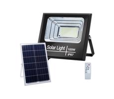 B.V.  - LED Stmívatelný solární reflektor LED/100W/3,2V IP67 + DO