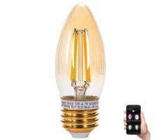 B.V. LED Žárovka FILAMENT C35 E27/4,5W/230V 2700-6500K -