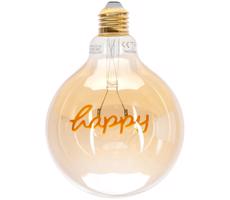 B.V. LED Žárovka FILAMENT E27/4W/230V 1800K happy -