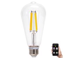 B.V. LED Žárovka FILAMENT ST64 E27/6W/230V 2700-6500K -