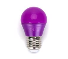 B.V. LED Žárovka G45 E27/4W/230V fialová -