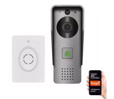 Bezdrátový videozvonek se senzorem pohybu GoSmart 12V 3xAA IP44 Wi-Fi Tuya