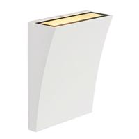 BIG WHITE DELWA WIDE, venkovní nástěnné svítidlo, LED, 3000K, IP44, bílé, 7 W 1000340 Teplá bílá